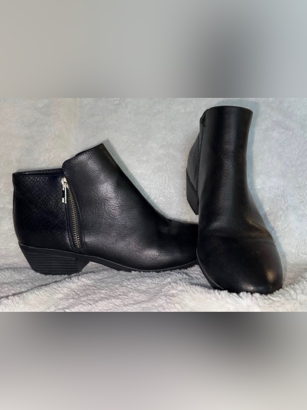 Call It Spiring - Black Leather Ankle Boots